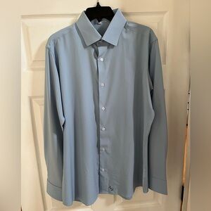 State and Liberty Dress Shirt Men’s Size Large - Light Blue